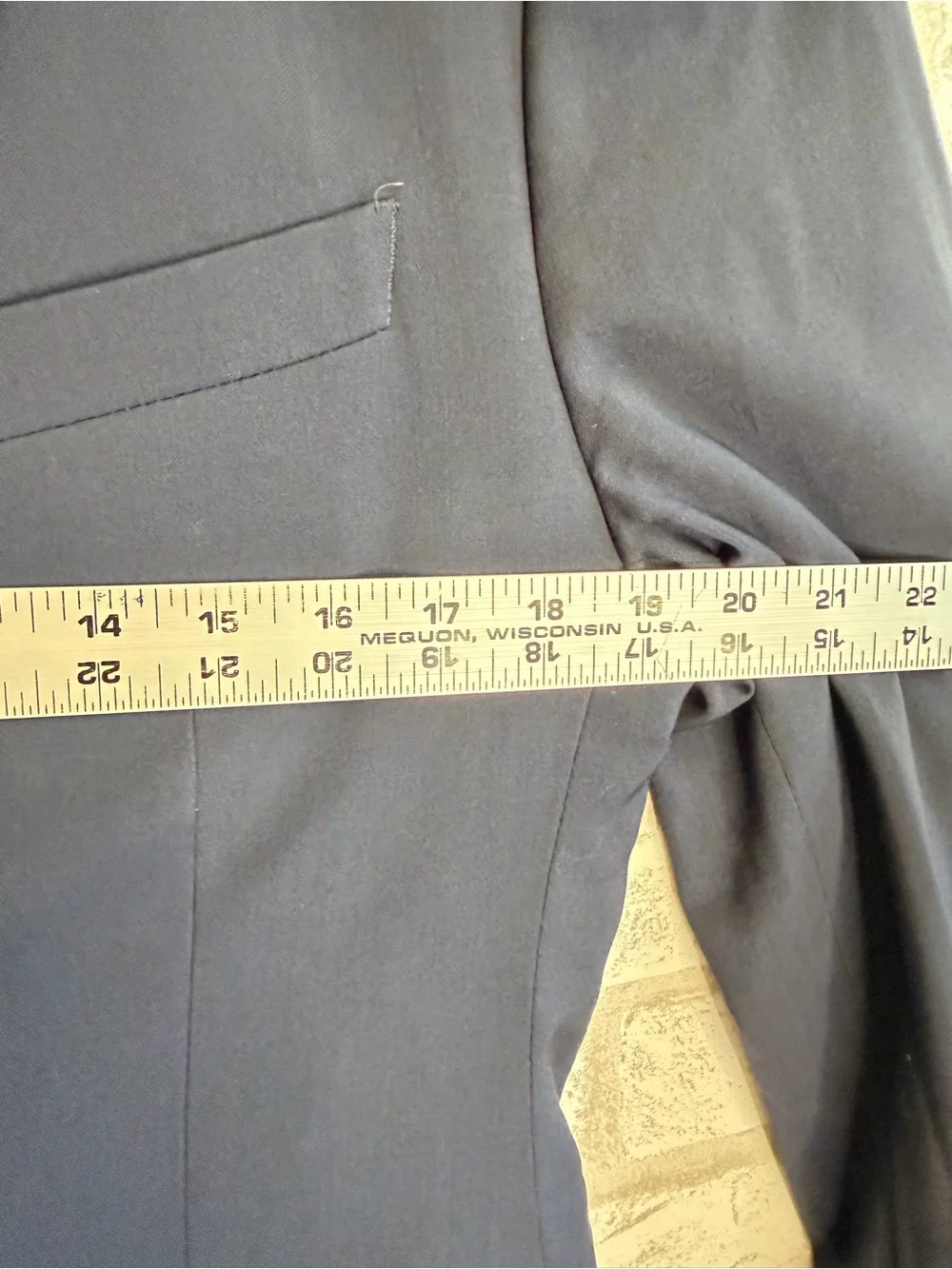 Banana Republic Navy Single-Breasted Tailored Blazer
